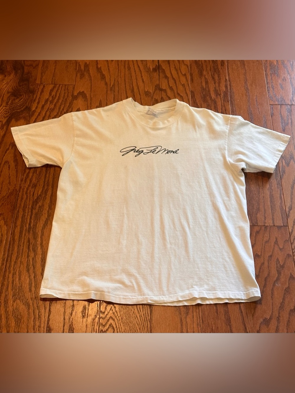 Vintage Greg Lemond 1989 Tour de France Collectible Tshirt, Size XL
